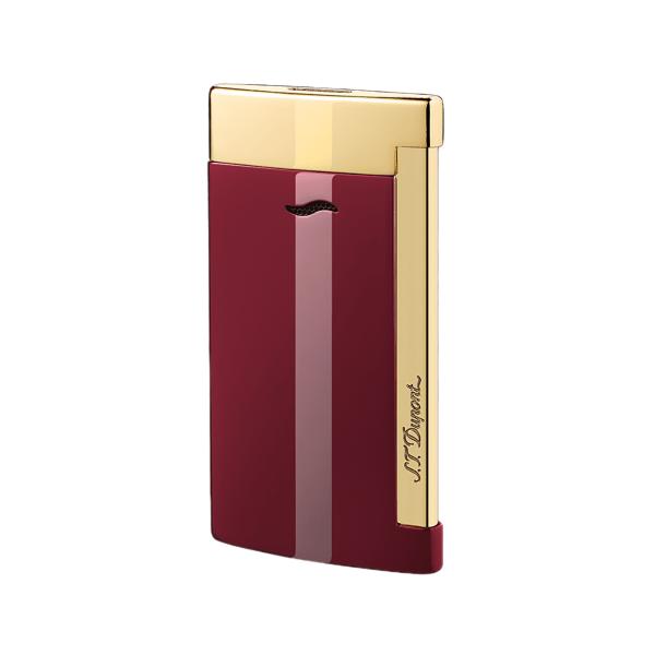 S.T. Dupont Slim 7 Bordo & Gold Çakmak 27707 - Brand New 2025