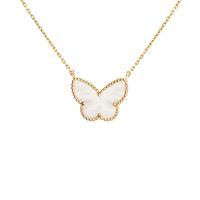 Van Cleef & Arpels Lucky Alhambra kelebek kolye ucu 18K sarı altın, Sedef  VCARD99500 - Like New 2025