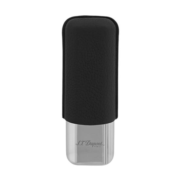 S.T. Dupont Grained Leather İkili Puro Kılıfı Siyah 183260 - Brand New 2025