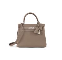 Hermès Etoupe Togo Kelly 25 Retourné Palladium Hardware - Brand New 2026