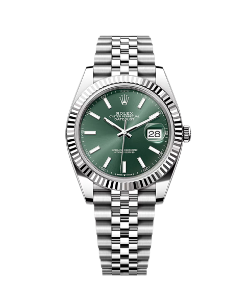 Rolex Datejust 41mm Mint Green Jubilee 126334 - Brand New 2024