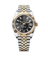 Rolex Sky Dweller 42 Steel/Yellow 336933 Jübile Black Dial - Brand New 2024